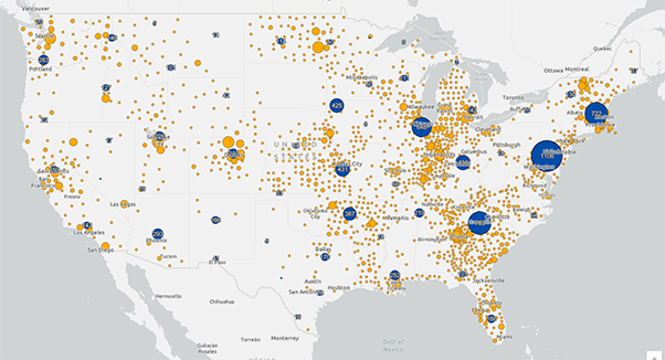 National Seat Check Coverage Map